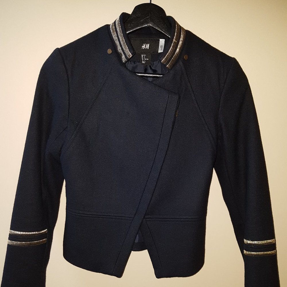 Navy Wool Jacket